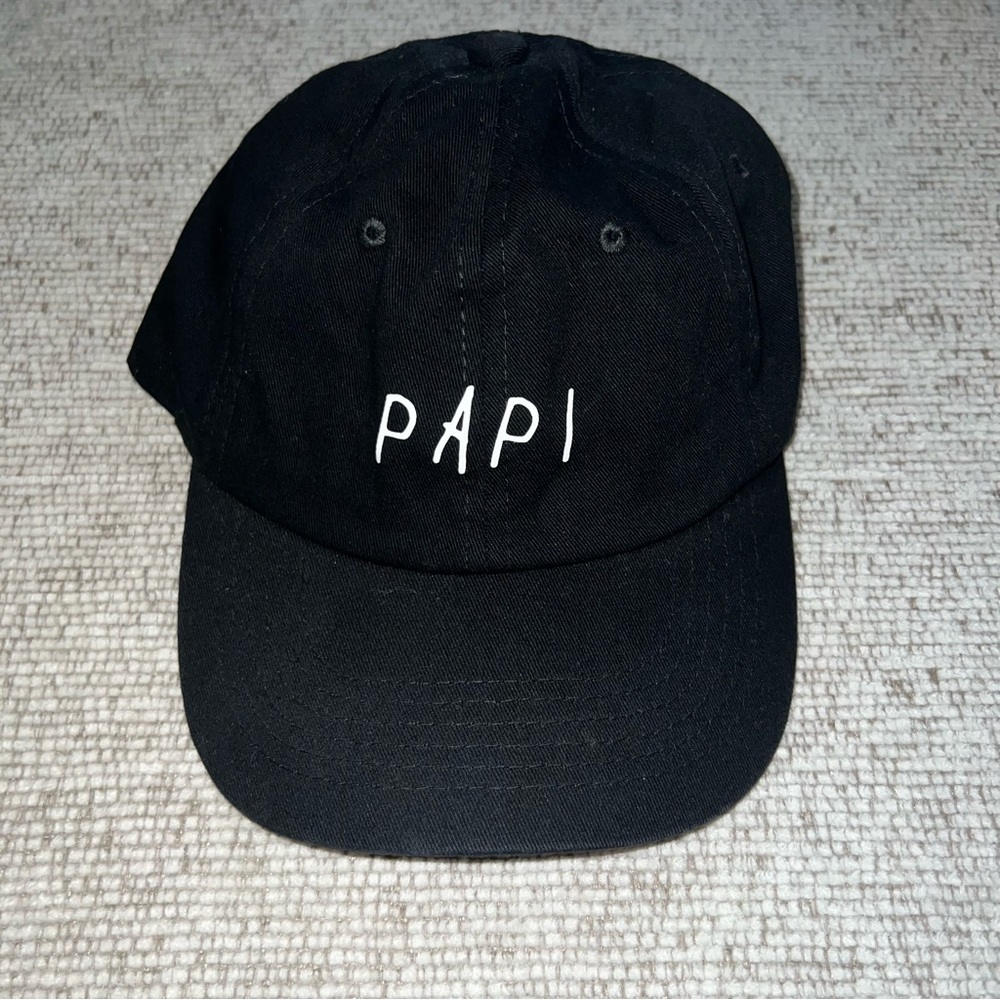 never worn black Papi baseball cap